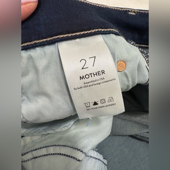 Mother Stunner Zip Ankle Step Fray Size 27 - Picture 14 of 16